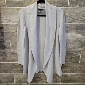 EILEEN FISHER Open Cardigan Long Size XS Gray